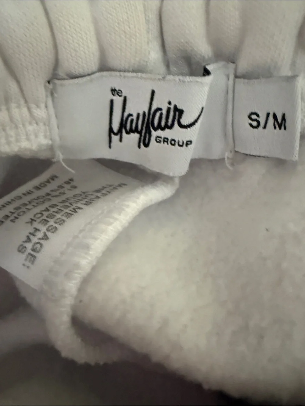 Mayfair Somebody Loves You Crewneck and sweat shorts set, sz s/m, euc RARE!